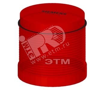 8WD4440-0CB СИГНАЛЬНАЯ КОЛОННА ОДНОРАЗОВЫЙ ПРОБЛЕСКОВЫЙ ЭЛЕМЕНТ КРАСНЫЙ, 115V AC - SIEMENS