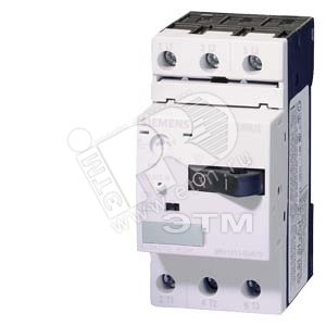 3RV1011-0AA10 АВТОМАТИЧЕСКИЙ ВЫКЛЮЧАТЕЛЬ, 0.11..0.16A, N-РАСЦЕПИ - SIEMENS