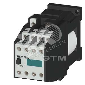 Контактор вспомогательный 8НЗ DIN EN 50011 8НО винтовые зажимы 24V DC 0.7-1.25 варистор (3TH4280-0LB4)