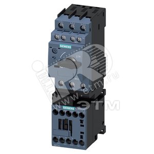 LOAD FEEDER FUSELESS DIRECT START, AC 400V, SZ S00 5,5. . .8A, AC 24 V SCREW CONNECTION FOR RAIL-MOUNTING, TYPE OF COORDINATION 1, IQ = 150KA 1NO (КОНТАКТОР) - SIEMENS