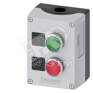 3SU1852-0AB00-2AB1 ПОСТ УПРАВЛЕНИЯ, 22MM, С КРУГЛЫМИ ВЫРЕЗАМИ, МАТЕРИАЛ КОРПУСА -МЕТАЛЛ, КРЫШКА КОРП - SIEMENS