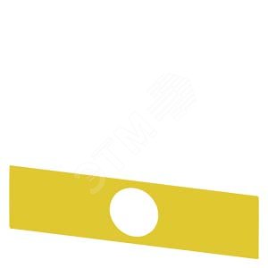 3SU1900-0BE31-0AA0 Подложка для кнопок аварийного останова в корпусе желтая без надписи самоклеящаяс - SIEMENS