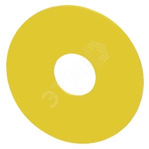 3SU1900-0BB31-0AA0 Подложка для кнопок аварийного останова желтая без надписи наружный диаметр 75мм - SIEMENS