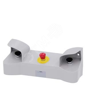 3SU1853-3NB00-1AA1 Пост управления двуручный 22мм круглые вырезы крышка корпуса серая 3 командных то - SIEMENS