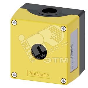 3SU1801-0AA00-0AA2 ПУСТОЙ КОРПУС ДЛЯ СБОРКИ ПОСТА УПРАВЛЕНИЯ С КНОПКОЙ, 22MM, С КРУГЛЫМ ВЫРЕЗОМ, МАТ - SIEMENS
