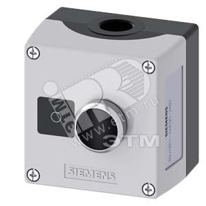 3SU1851-0AE00-2AB1 ПОСТ УПРАВЛЕНИЯ, 22MM, С КРУГЛЫМ ВЫРЕЗОМ, МАТЕРИАЛ КОРПУСА -МЕТАЛЛ, КРЫШКА КОРПУС