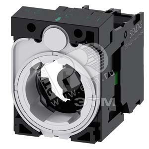 Держатель для трех модулей пластик 1НО светодиодный модуль желтый 6-24V AC/DC - SIEMENS