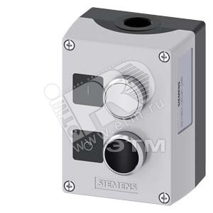 3SU1852-0AC00-2AB1 ПОСТ УПРАВЛЕНИЯ, 22MM, С КРУГЛЫМИ ВЫРЕЗАМИ, МАТЕРИАЛ КОРПУСА -МЕТАЛЛ, КРЫШКА КОРП - SIEMENS