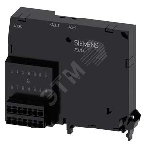 3SU1400-2EK10-6AA0 Модуль as-interface 4 входа/4 выхода черный пружинные клеммы разъем для входов/вы - SIEMENS