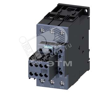 Контактор 3п AC-3 18.5кВт/400В блок-контакты 2НО+2НЗ US 24В АС 50Гц типоразмер S2 винтовые клеммы