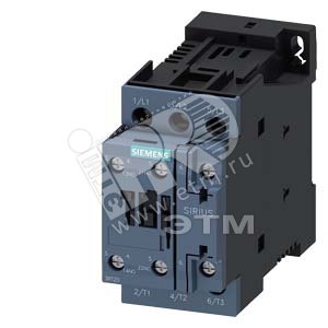 3RT2023-1NP30 КОНТАКТОР, AC-3, 4КВТ/400V, 1НО+1НЗ, AC(50-60HZ)/DC ACTUAT. AC/DC 200...280V, 3-ПОЛ.,