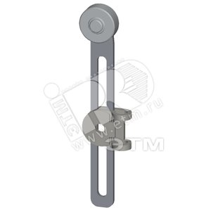 LENGTH-ADJUSTABLE TWIST LEVER ДЛЯ ПОЗИЦИОННЫЙ ВЫКЛЮЧАТЕЛЬ 3SE51/52 STAINLESS STEEL LEVER 100MM LONG. WITH STAINLESS STEEL TERMINAL, STAINLESS STEEL ROLLER 19MM (3SE5000-0AA53) - SIEMENS