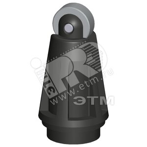 ACTUATOR HEAD, PLASTIC, FOR POSITION SWITCH 3SE5132 ROLLER PLUNGER, FORM C, WITH STAINLESS STEEL ROLLER 13 MM, TO EN 50041, (3SE5000-0AD06) - SIEMENS