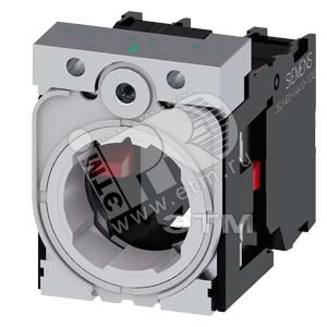 3SU1550-1AA10-1PA0 ДЕРЖАТЕЛЬ ДЛЯ 3-Х МОДУЛЕЙ, МЕТАЛЛ,  С 2-МЯ Х 1НЗ КОНТАКТНЫМИ МОДУЛЯМИ В КОМПЛЕКТЕ - SIEMENS