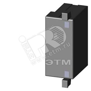 ОГРАНИЧИТЕЛЬ ПЕРЕНАПРЯЖЕНИЯ, ДИОД COMBINATION, НОМ. НАПРЯЖЕНИЕ УПРАВЛЕНИЯ DC 30...250V, ДЛЯ КОНТАКТОРОВ ЭЛЕКТРОДВИГАТЕЛЕЙ, ТИПОРАЗМЕР S0,  МУЛЬТИУПАКОВКА - SIEMENS