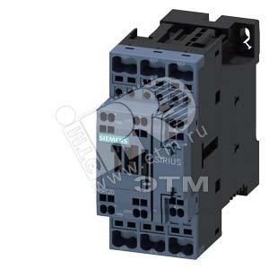 3RT2024-2XJ40-0LA2 КОНТАКТОР ДЛЯ Ж/Д ПРИМЕНЕНИЙ, 3 ПОЛ., AC-3, 5.5КВТ/400V, 1НО+1НЗ, . DC 72V, 0,7.. - SIEMENS