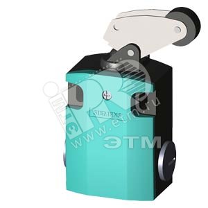 ПОЗИЦИОННЫЙ ВЫКЛЮЧАТЕЛЬ SIRIUS МЕТАЛЛИЧЕСКИЙ КОРПУС 56MM WIDE DEVICE CONNECTION 3X (M20X1.5) 1НО/1НЗ КОНТАКТЫ ПЛАВНОГО ХОДА (SLOW-ACTION) ANGULAR METAL ROLLER LEVER И PLASTIC ROLLER 22MM