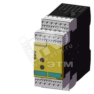 3TK2810-0BA02 SIRIUS SAFETY RELAY ДЛЯ SAFETY-ORIENTED STANDSTILL MONITORING, 24V DC, 45.0MM, SPRING- - SIEMENS