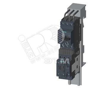 Беспредохранительная фидерная сборка прямого пуска, AC 400V, типоразмер S0, 9.. .12.5A, AC 230V, винтовые клеммы, для 60 мм систем сборных шин, тип координации 2, IQ = 150KA (ALSO ACHIEV, ES тип координации1) 1НО+1НЗ (контактор)