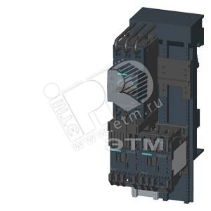 3RA2210-0HH15-2AP0 КОНТАКТОРНАЯ СБОРКА РЕВЕРСИВНЫЙ ПУСК, AC 400V, SZ S00, 0.55...0.8A, AC 230V SPRIN