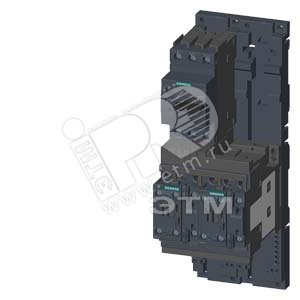 Беспредохранительная реверсивная фидерная сборка, AC 400V, типоразмер S0, 9.. .12.5A, DC 24V винтовые клеммы, for rail MOUNTING, W. mounting rail АДАПТЕР, тип координации, 2, IQ = 50KA (ALSO ACHIEVES type of COORD.1) 1НО+1НЗ (контактор)