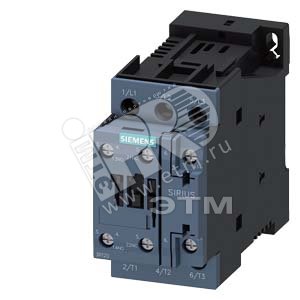 3RT2023-1BF40 КОНТАКТОР, AC-3, 4КВТ/400V, 1НО+1НЗ, DC 110V, 3-ПОЛ., ТИПОРАЗМЕР: S0 ВИНТОВЫЕ КЛЕММЫ