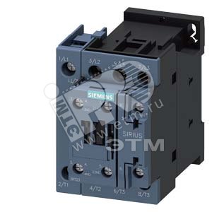 Контактор AC-1 22кВт/400В 35A 1S+1OE AC 230В 50/60Гц 4п 4S типоразмер S0 винтовые клеммы