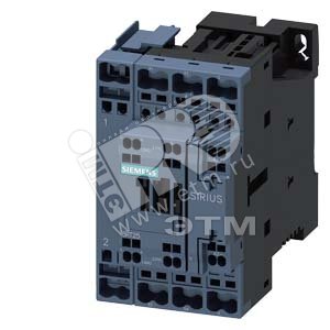 3RT2526-2XJ40-0LA2 2НО+2НЗ КОНТАКТОР, AC3: 11КВТ DC 72 V,  4-ПОЛ., 2НО+2НЗ, ТИПОРАЗМЕР: S0, ПРУЖИННЫ - SIEMENS