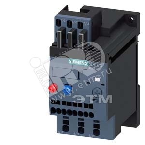 Реле перегрузки 0.28-0.40А для защиты электродвигателей типоразмер S00 класс 10 пружинные зажимы