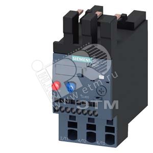 Реле перегрузки 1.8-2.5А для защиты электродвигателей типоразмер S0 класс 10 монтаж на контактор пружинные зажимы