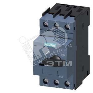 3RV2311-0CC10 АВТОМАТИЧЕСКИЙ ВЫКЛЮЧАТЕЛЬ ДЛЯ ПУСКОВЫХ СБОРОК, ТИПОРАЗМЕР S00, НОМИНАЛЬНЫЙ РАБОЧИЙ ТО - SIEMENS