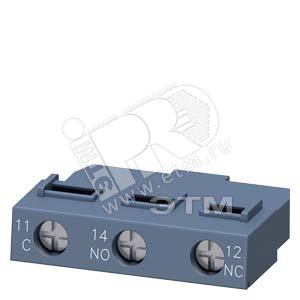 3RV2901-1D ФРОНТАЛЬНЫЙ БЛОК-КОНТАКТ, 1 П, ВИНТОВЫЕ ЗАЖИМЫ, ДЛЯ АВТОМАТИЧЕСКОГО ВЫКЛЮЧАТЕЛЯ 3RV2 ТИПО - SIEMENS