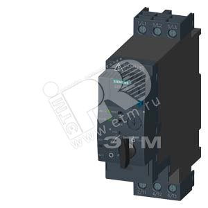 КОМПАКТНЫЙ ПУСКАТЕЛЬ ПРЯМОГО ПУСКА SIRIUS 3RA61, 400 V, НОМ. НАПРЯЖЕНИЕ УПРАВЛЕНИЯ 110 ... 240 B AC/DC, 50 ... 60 ГЦ, РЕГУЛИРОВКА РАСЦЕПИТЕЛЯ ПЕРЕГРУЗКИ  8 ... 32 A, IP20, ПОДКЛЮЧЕНИЕ ГЛАВНОЙ СИЛОВОЙ ЦЕПИ: ВИНТОВЫЕ ЗАЖИМЫ, ПОДКЛЮЧЕНИЕ ВСПОМОГАТЕ (3RA6120-1EP34) - SIEMENS