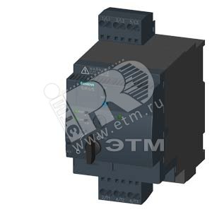 РЕВЕРСИВНЫЙ КОМПАКТНЫЙ ПУСКАТЕЛЬ SIRIUS 3RA62, UI 690B, НОМ. НАПРЯЖЕНИЕ УПРАВЛЕНИЯ 110 ... 240 B AC/DC, 50 ... 60 ГЦ, РЕГУЛИРОВКА РАСЦЕПИТЕЛЯ ПЕРЕГРУЗКИ 0.1 ... 0.4A, IP20, ПОДКЛЮЧЕНИЕ ГЛАВНОЙ СИЛОВОЙ ЦЕПИ: ПРУЖИННЫЕ ЗАЖИМЫ, ПОДКЛЮЧЕНИЕ ВСПОМОГА - SIEMENS