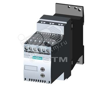 3RW3013-1BB04 УСТРОЙСТВО ПЛАНОВОГО ПУСКА SIRIUS, ТИПОРАЗМЕР S00, 3.6A, 1.5KW/400V, 40 ГРАД., 200-480