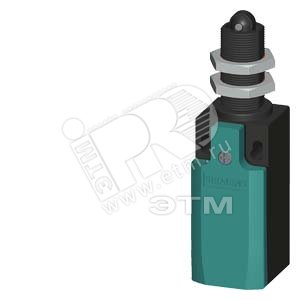 ПОЗИЦИОННЫЙ ВЫКЛЮЧАТЕЛЬ SIRIUS PLASTIC HOUSING ACC. ДО EN50047, 31MM DEVICE CONNECTION 1X(M20X1.5). 1NO/1NC SNAP-ACTION CONTACTS INTEGRATED (NOT REPLACEABLE) ROLLER PLUNGER C CENTRAL FIXING И PLASTIC ROLLER 10MM - SIEMENS