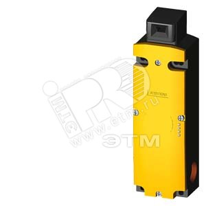 SAFETY ПОЗИЦИОННЫЙ ВЫКЛЮЧАТЕЛЬES WITH SOLENOID INTERLOCKING LOCK. FORCE 1300N,5 APPR. DIR. PLASTIC ENCLOSURE,3X(M20X1.5) MAGNETIC FIELD LOCKED, MAGNET VOLTAGE 24V DC, MONITOR. OF ACTUATOR 2NC/1NO, MONITOR. OF MAGNET 2NC/1NO LEDS YELLOW/GREEN - SIEMENS