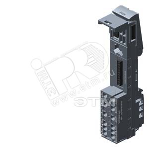 Блок базовый SIMATIC ET 200SP BU20-P12 A0 0B тип D0 клеммы PUSH-IN без дополнительных клемм - SIEMENS