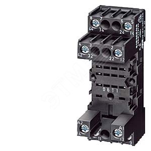 LZS:PT78742 ЦОКОЛЬ ДЛЯ РЕЛЕ PT С 4 П КОНТАТАМИ, WITH LOGICAL DISCONNECTION - SIEMENS