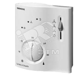 Электронный комнатный термостатдля 4-трубных фэнкойлов AC 230 V +10/-15% - SIEMENS