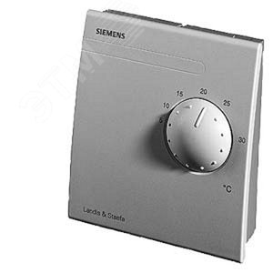 Датчик температуры комнатный,LG-Ni 1000, 0…+50 ?С, с регулятором уставки 5…35 ?С - SIEMENS