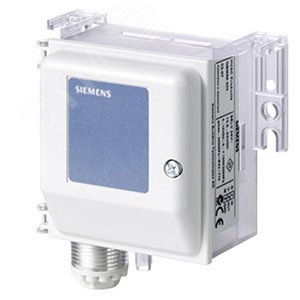 Датчик перепада давления по воздуху, -50…50 Па, 0…10 В, IP42 (QBM2030-1U) - SIEMENS