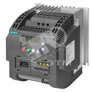 Преобразователь частоты SINAMICS V20 1AC200-240В -100 47-63Гц 1.1кВт - SIEMENS