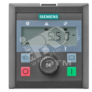 Панель оператора SINAMICS V20 BOP базовая для установки на дверцу шкафа - SIEMENS