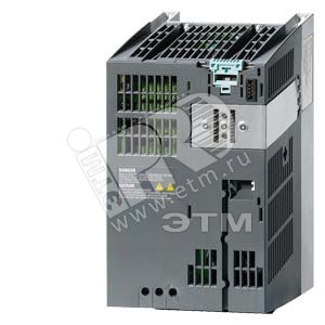 Модуль силовой PM340 трехфазный, 380-480В 50/60Гц 45A 22кВт, блочный, типоразмер FSD встроенный сетевой фильтр, внутреннее воздушное охлаждение - SIEMENS