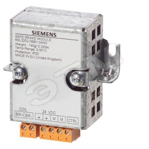 6SL3252-0BB01-0AA0 SINAMICS Реле безопасного торможения для силового модуля - SIEMENS