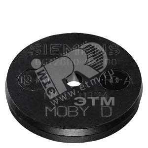MOBY D / RF300 ISO MOBILE DATA MEMORY MDS D124 ACCORDING ISO 15693 112 BYTE EEPROM FOR EXPAN. TEMPERATURE RANGE UP TO +180 DGR/C IP 68, BUTTON D= 27 MM X 4 MM MIN. ORDER QUANTITY 20 PCS (6GT2600-0AC10) - SIEMENS
