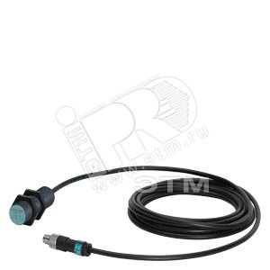 MOBY E ANT 18, АНТЕННЫЙ КАБЕЛЬ, ДЛИНА 3M, IP 65, ОТ -25 ДО +70 ГРАД/C, M18X55 MM, МАКС. РАССТОЯНИЕ: 15 MM (В ЗАВИСИМОСТИ ОТ MDS), ДЛЯ СОЕДИНЕНИЯ С SLG 75 - SIEMENS