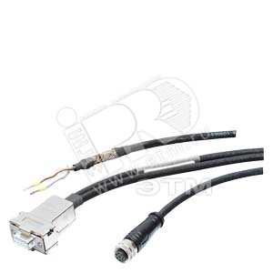 SIMATIC RF300/RF200 CONNECT. CABLE, PREASSEMBLED, BETWEEN READER AND PC (RS232), PUR, CMG, TRAILING, LENGTH 5 M 24V-SIDE W. OPEN ENDS - SIEMENS