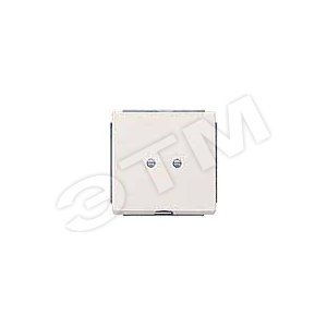 DELTA STYLE  ЧЕРНЫЙ БАЗАЛЬТ ЗАЩИТНАЯ КРЫШКА РОЗЕТКИ 68X68MM (5TG1375) - SIEMENS